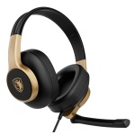 SADES gaming headset UPOWER, 3.5mm σύνδεση, 40mm, μαύρο/χρυσό - Image 4