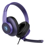 SADES gaming headset UPOWER, 3.5mm σύνδεση, 40mm, μωβ - Image 4