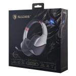 SADES gaming headset SPOWER, 3.5mm σύνδεση, 40mm, multi-platform, ασημί - Image 5