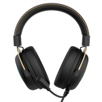 SADES gaming headset Alchemist, USB σύνδεση, 50mm, V7.1 surround, ENC, RGB, multi-platform, μαύρο - Image 3