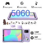 DOOGEE tablet T20 Mini Kids, 8.4", 4/128GB, 4G, Android 13, 5060mAh, μωβ - Image 3