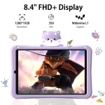 DOOGEE tablet T20 Mini Kids, 8.4", 4/128GB, 4G, Android 13, 5060mAh, μωβ - Image 4