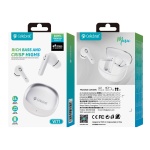 CELEBRAT earphones με θήκη φόρτισης W71, True Wireless, 10mm, 30/200mAh, λευκά - Image 3