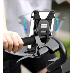 USAMS βάση ποδηλάτου για smartphone US-ZJ053, λαστιχένια, μαύρη - Image 3