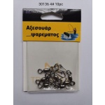 Στριφτάρια με παραμάνα ασφαλείας - #4 - 10pcs - 30136 - Image 2