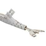 GOOBAY δεματικό καλωδίων 51922, πλαστικό, Φ20mm, 2.5m, γκρι - Image 2