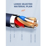 LDNIO καλώδιο Lightning σε USB LS802, 30W, 2m, λευκό - Image 4