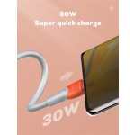 LDNIO καλώδιο Lightning σε USB LS601, 30W, 1m, γκρι - Image 2