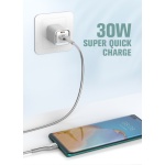 LDNIO καλώδιο USB-C σε USB LS652, 30W, 2m, γκρι - Image 2