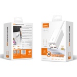 LDNIO σταθμός φόρτισης A4610C, 2x USB-C & 2x USB, 65W, PD/QC, λευκός - Image 5