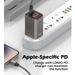 LDNIO καλώδιο Lightning σε USB-C LC442I, 30W PD, 2m, γκρι - Image 2