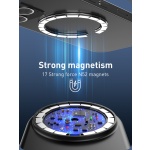 LDNIO ασύρματος φορτιστής WL02 με LED φωτισμό, 3 σε 1, 15W, μαύρος - Image 4