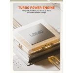 LDNIO φορτιστής τοίχου Q2319 με καλώδιο USB-C, EU/UK/US/AU βύσμα, USB/USB-C, 30W, γκρι - Image 4