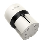 LDNIO φορτιστής τοίχου Q2319 με καλώδιο USB-C, EU/UK/US/AU βύσμα, USB/USB-C, 30W, γκρι - Image 5