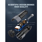 LDNIO φορτιστής αυτοκινήτου C510Q με καλώδιο, USB & USB-C, 38W, μαύρος - Image 3