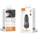 LDNIO φορτιστής αυτοκινήτου C510Q με καλώδιο, USB & USB-C, 38W, μαύρος - Image 4