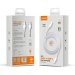 LDNIO καλώδιο USB-C σε USB-C LC122C, 65W PD, 2m, λευκό - Image 5