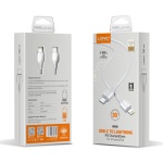 LDNIO καλώδιο Lightning σε USB-C LC121I, 30W PD, 1m, λευκό - Image 4
