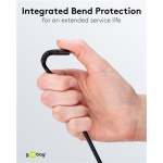 GOOBAY καλώδιο USB-C σε USB 74527, 60W, 480Mbps, 2m, μαύρο - Image 2