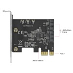 DELOCK κάρτα επέκτασης PCIe σε 2x SATA 90431, 6Gb/s - Image 2