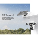 VSTARCAM smart ηλιακή κάμερα BG621SR, triple lens, 2MP, 4G, SD, PTZ, IP66 - Image 4