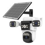 VSTARCAM smart ηλιακή κάμερα BG621SR, triple lens, 2MP, 4G, SD, PTZ, IP66