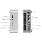 BEELINK mini PC EQi13 Pro, Intel i5-13500H, 32GB, 500GB M.2, Windows 11 Pro - Image 3