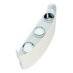 POWERTECH LED φωτιστικό τοίχου HLL-0160, 6W, 4000K, 510lm, IP65, λευκό - Image 4