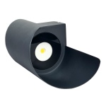 POWERTECH LED φωτιστικό τοίχου HLL-0163, 10W, 4000K, 850lm, IP65, μαύρο - Image 4