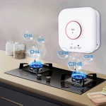 HANWEI ενσύρματος ανιχνευτής διαρροής αερίου JT-KBR2 με ηχητικό & οπτικό συναγερμό, WiFi, TUYA - Image 2