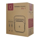 JYX φορητό ηχείο T26-T με 2x μικρόφωνα, 20W, 4000mah, LED, μαύρο - Image 3