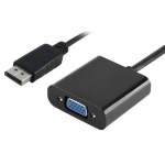 POWERTECH αντάπτορας DisplayPort σε VGA PTH-028, 1920x1200p, μαύρο