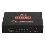 POWERTECH HDMI splitter PTH-048, 4 σε 1, 4K/60Hz, μαύρο - Image 2
