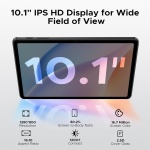 DOOGEE tablet Tab A9, 10.1", 3/64GB, Android 15, 6580mAh, γκρι - Image 2
