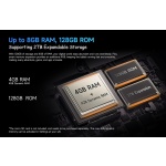 ULEFONE tablet Tab A9 Pro Kids, 8.68", 4/128GB, 4G, Android 15, 5040mAh, μπλε - Image 3