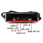 Επαναφορτιζόμενο ραδιόφωνο - XB373BT - Waxiba - 003736 - Red - Image 3