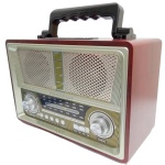 Επαναφορτιζόμενο ραδιόφωνο Retro - M1802-BT - 018022 - Image 2