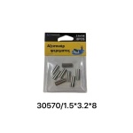 Κλιψάκια-Συνδέσεις διπλές - 1.5x3.2x8 - 30570 - Image 2