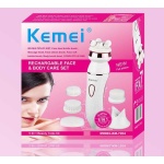 Συσκευή καθαρισμού και απολέπισης προσώπου - KM-7204 - Kemei - Image 4