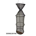 Πτυσσόμενο ψαροκάλαθο φύλαξης ψαριών - Δίχτυ - 30x90cm - 30595 - Image 2