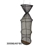 Πτυσσόμενο ψαροκάλαθο φύλαξης ψαριών - Δίχτυ - 35x90cm - 30597 - Image 2