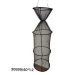 Πτυσσόμενο ψαροκάλαθο φύλαξης ψαριών - Δίχτυ - 40x80cm - 30598 - Image 2