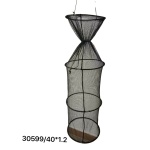 Πτυσσόμενο ψαροκάλαθο φύλαξης ψαριών - Δίχτυ - 40x120cm - 30599 - Image 2