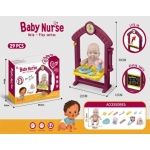 Καρεκλάκι φαγητού με κούκλα και αξεσουάρ - HL-15 - 153338 - Image 2