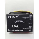 Μετασχηματιστής και μετατροπέας τάσης - 24V σε 12V - 15A - 000477 - Image 2