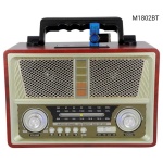 Επαναφορτιζόμενο ραδιόφωνο Retro - M1802-BT - 018022 - Image 4