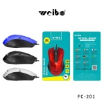 Ενσύρματο ποντίκι - FC-201 - Weibo - 652012 - Black - Image 2