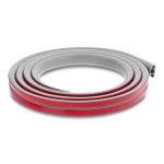 DELOCK κανάλι καλωδίων 20765 με αυτοκόλλητο, εύκαμπτο PVC, 20x10mm, 2m, γκρι