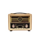 Επαναφορτιζόμενο ραδιόφωνο Retro - MD-2026 - 120257 - Yellow - Image 2