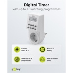 GOOBAY ψηφιακός χρονοδιακόπτης ρεύματος 51277, λευκός - Image 3